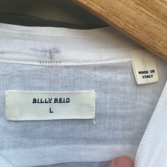 Billy Reid White Blouse - Picture 2 of 6